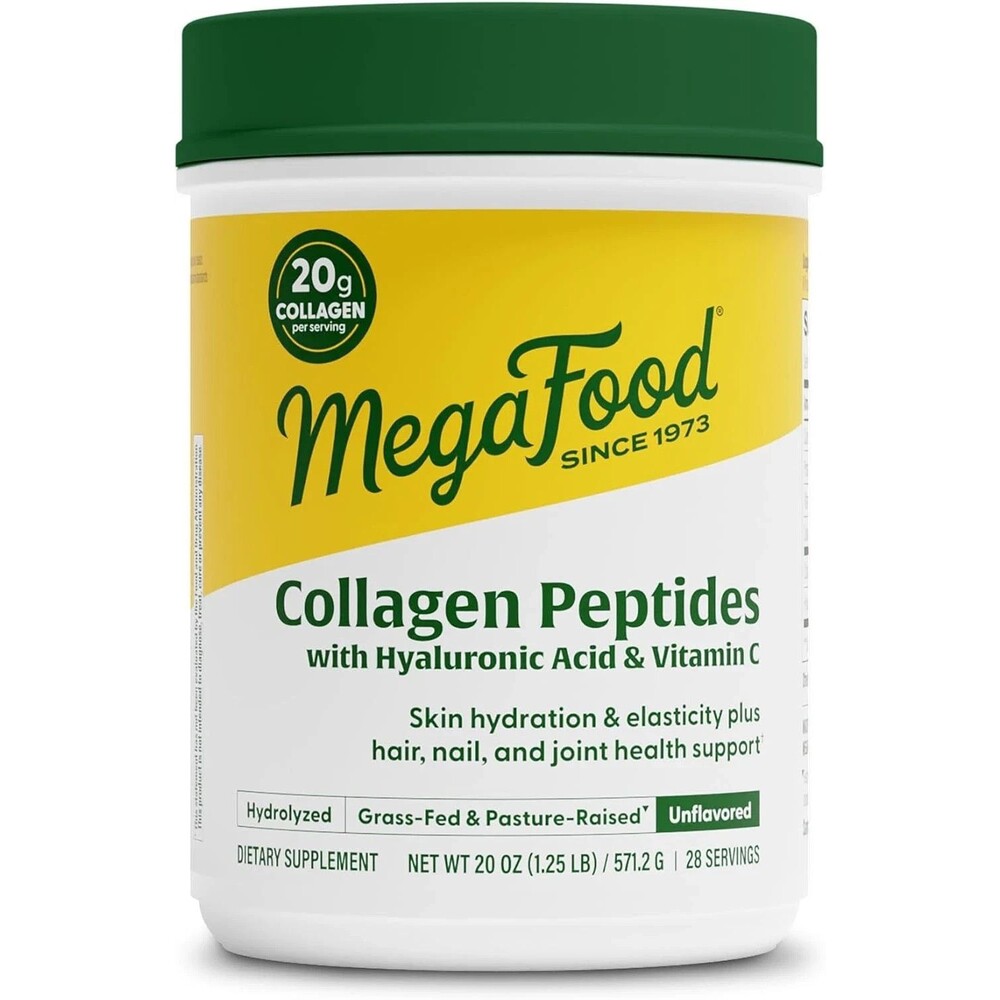 MegaFood Collagen Peptides for Women & Men - Unflavored Collagen Powder